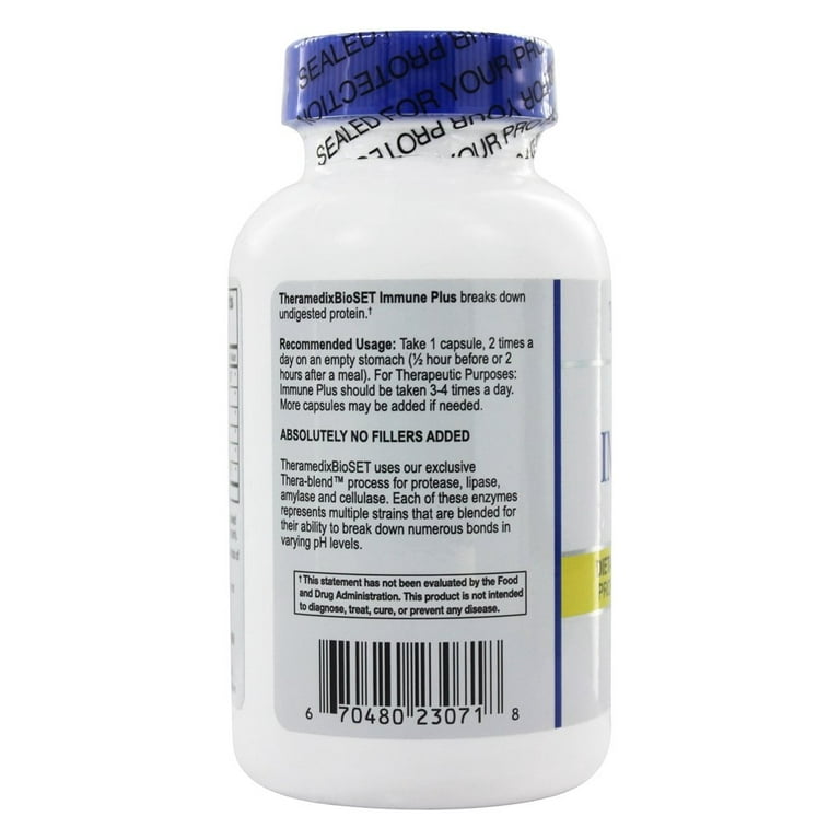 Theramedix - PRX Immune Support Formula - 120 Vegetarian Capsules 