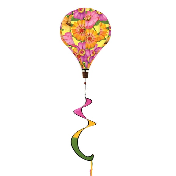 Briarwood Lane Spring Hot Air Balloon Wind Twister 54x12 Daisies Deluxe For Spring Balloon