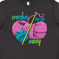 thumbnail image 4 of Inktastic Crochet the Day Away Youth T-Shirt, 4 of 5