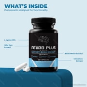 (3 Pack) Neuro Plus Brain and Focus Capsules – Premium NeuroPlus Brain Formula for Memory, Focus, and Cognitive Support, Neuro+ Pills for Mental Clarity and Concentration, Reviews (180 Capsules)