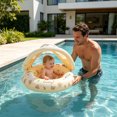 thumbnail image 5 of UPF50+ Sun Protection Baby Float With Canopy, Soft Fabric Covered Foldable Baby Pool Float With Canopy and Safety Seat for Baby Swimming Pool Play, 5 of 5