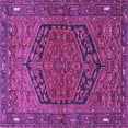 thumbnail image 1 of Ahgly Company Indoor Square Persian Purple Traditional Area Rugs, 7' Square, 1 of 4