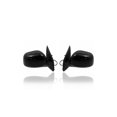 thumbnail image 1 of Door Mirror - Compatible/Replacement for '10-13 Mitsubishi Outlander - Powered, Non-Heated Without Turn Signal, Unpainted - Pair, Left Driver + Right Passenger Set - 7632A822, 7632A821, 1 of 2