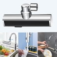thumbnail image 3 of Vongem 3 in 1 Waterfall Faucet Extender Kitchen Faucet Aerator Water Tap Replacement for Kitchen&Bathroom No Splash Design 360° Rotation Easy Installation Watersaving Extender, 3 of 9