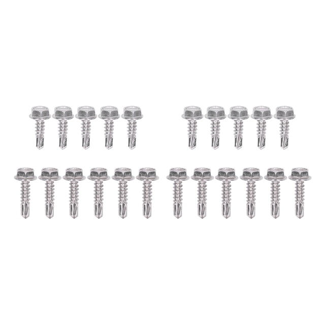 Tornillo Autoperforante, 100 Tornillos De Acero Inoxidable Para Metal OTVIAP Screw Fastener