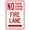 Warning Sign 2, variant on No Parking Standing Or Stopping Fire Lane With Bidirectional Arrow - 8"x12" Metal Security Tin Warning Sign, Fire Zone Decor for Street Business Home Wall