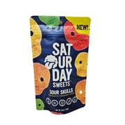 Saturday Sweets Sour Skulls, 3.6oz (Pack of 2)
