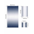thumbnail image 4 of Navy Blue Ombre Towel Set of 3, Soft Microfiber Bath Towels, Hand Towel, Washcloths, Blue White Gradient Modern Abstract Art Quick-Dry Absorbent Towels for Bathroom Kitchen Hotel Beach Gym Spa, 4 of 7