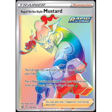 Pokemon Battle Styles Rapid Strike Style Mustard #176