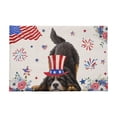 thumbnail image 5 of 4th of July Decorations, Welcome Doormat Flags Door Mat With Slip Resistants Rubber Vintage Linen Floor Mat for 4th Of July Independence Day Indoor Outdoor Home, 5 of 8
