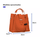 thumbnail image 2 of Set  De Bolsas Bandolera Mujer Cosmetiquera Cartera Marron Cafe, 2 of 3