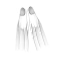 thumbnail image 2 of Aletas de snorkel para adultos Colamx aletas largas de viaje portátiles de buceo de silicona, 2 of 8