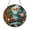 Acrylic 3.5 Inch, variant on Florida Everglades Wildlife Stained Glass Suncatcher, Round Nature Scene Window Hanging Decor