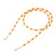 thumbnail image 2 of Guardurnaity Correa de cuerda para gafas, suministros decorativos elegantes, retenedor acrílico duradero, decoración ligera, accesorios para Cadenas y cordones para anteojos naranja, 2 of 6
