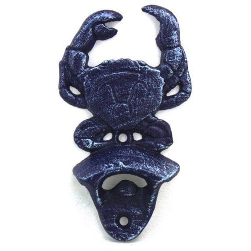 Handcrafted Nautical Decor Crab Bottle Opener