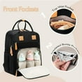 thumbnail image 3 of TEMOGU-18 Pockets Diaper Bag Backpack with Waterproof Pockets and Stroller Buckle, Convertible Tote Bag, 3 of 4