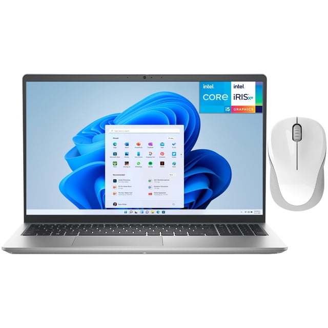 Laptop DELL Inspiron 3520 Intel Core i5 1235U 24GB RAM 512GB SSD 15.6" Windows 11 Home + Mouse DXT Teclado en Español plateado.