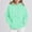 Mint Green, variant on Viadha Womens Lightweight Hoodies Oversized Sweatshirts Solid Long Sleeves Drawstring Casual Hooded Sweatshirts ith Pockets