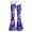 #04-Purple, variant on YAYUBA Girl's Flare Pants High Waist Bell Bottom Pants Bootcut Casual Pants Kids Print Stretch Hippie Pants 9-10 Years Purple