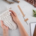 thumbnail image 3 of PAMINGONO 2Pcs Wristband Maker Wooden Board for Outdoor Decor with Hand Knitting Rope, 3 of 7