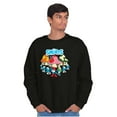 thumbnail image 5 of Smurfs Village Mushroom Dance Party Sweatshirt for Men or Women Brisco Brands S, 5 of 6