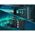 thumbnail image 4 of SAMA S50 ATX Mid Tower Case with 4 ARGB PWM Fans&Hub,PPLP A+ High Airflow Dual-Chamber Gaming Case,USB 3.2 Gen2x2 Type-C,Supports ATX/MATX/ITX Back-Connect Motherboard,410mm GPU&360mm Radiator,Black, 4 of 13