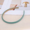 thumbnail image 3 of Unique Bargains 1 Pc Headband Fashion Narrow Hair Accessories Creamy Lake Green, 3 of 5