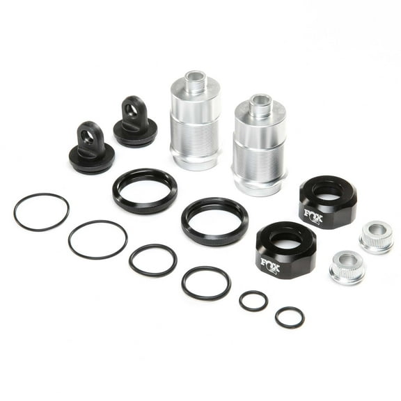 Losi Shock Body Set Silver FOX Caps 2 DBXL-E 2.0 LOS253026 Elec Car/Truck Replacement Parts