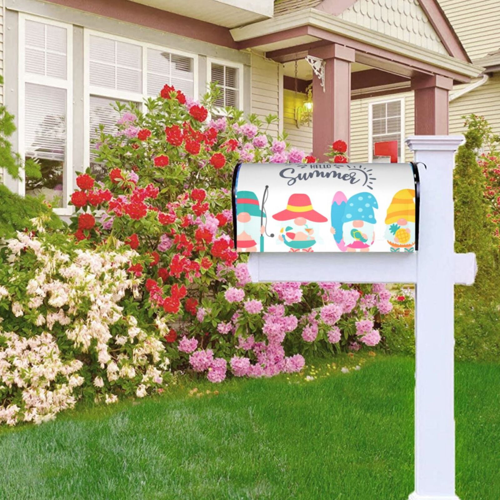 Kdxio Magnetic Mailbox Cover 21x18 in Mailbox Cover Outdoor Decoration Holiday Mailbox Covers for Home Garden Yard-21x18 in