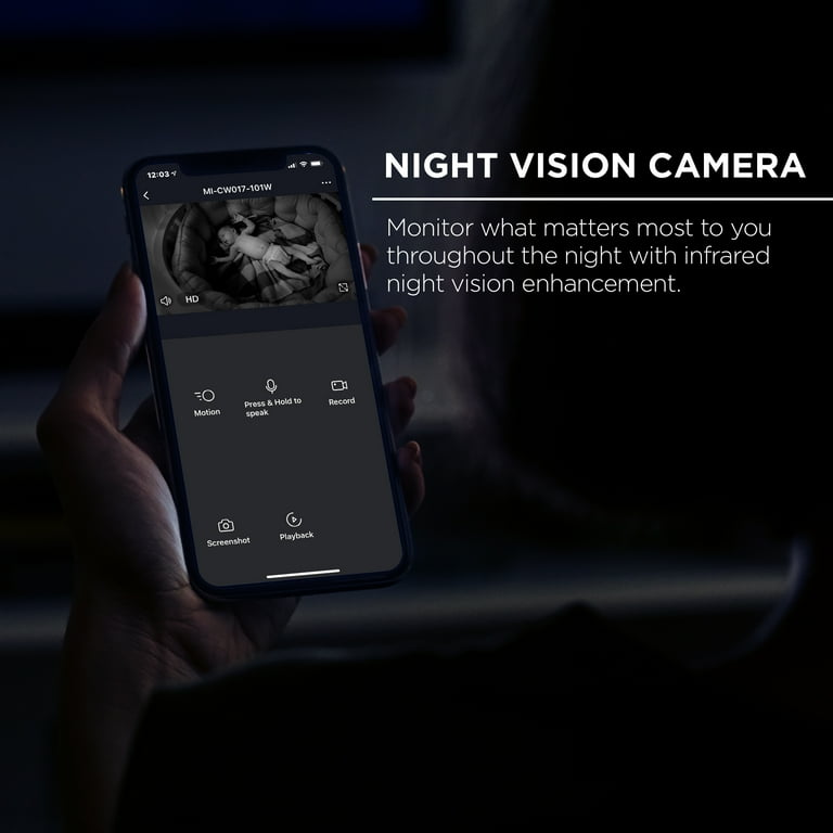 Merkury Innovations 1080p Smart Wi-Fi Camera with Voice Control