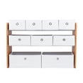 thumbnail image 2 of Humble Crew Kids Toy Storage Organizer with 9 Collapsible Fabric Storage Bins, 2 of 6