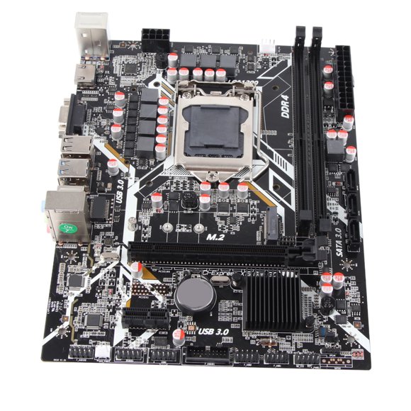 DDR4 Motherboard, Gaming Motherboard PCIE 16X Gen 3.0 H410 Maximum 64GB  for Desktop PC
