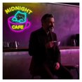 thumbnail image 4 of Letrero De Neón "Midnight Cafe" Con Diseño De Gato, Regulable, Ideal Para Decorar Paredes De Cafeterías, Bares, Tiendas Y Restaurantes 36x35cm, 4 of 6