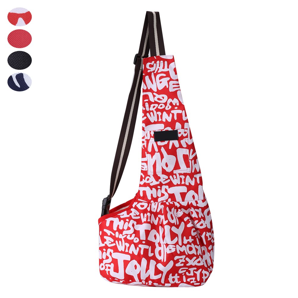 Docamor Pet & Dog Sling Carrier Adjustable Puppy Sling Bag Small Dogs