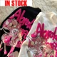 thumbnail image 2 of Camisetas Kawaii de Anime para mujer, camisetas gráficas Harajuku, ropa de calle, camisetas Y2k de manga corta a la moda, camiseta de gran tamaño, 2 of 5
