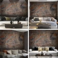 thumbnail image 6 of Peel and Stick Wallpaper Canvas Abstract old worn weathered rusty steel metal surface Modern Art Wall Mural Decor Self Adhesive and Removable 69in x 98in, 6 of 6