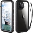 thumbnail image 1 of REQO iPhone 13 Pro Case, Waterproof & Shockproof Phone Case, Full Protection, IP68, 6.1 Inch, Black, 1 of 7
