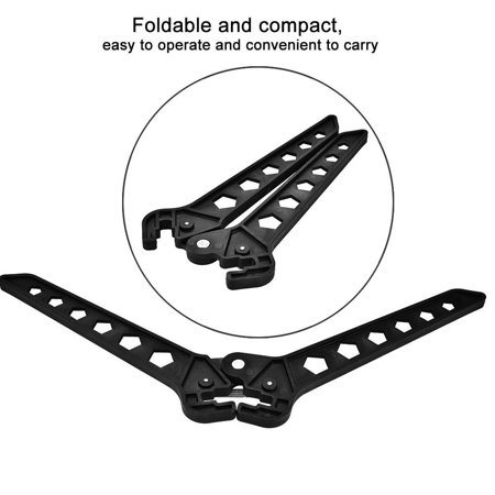 Compound Bow Stand Holder Kick Rack - Black/Red Archery Support By Easygo-sport