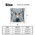 thumbnail image 5 of Deer Velvet Bed Pillow Set with Unique Patterns in Sizes 16x16, 18x18, and 20x20 Inches - Includes 2 Chair Pillow Covers,Bed Pillow for Any Occasion, 5 of 6