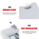 thumbnail image 5 of Parasol gris para lado derecho del conductor y lado izquierdo del pasajero con espejo y luz para BMW Serie 3 X1 E84 E90 E90N E91 E91N 51167252007 51167252008, 5 of 5