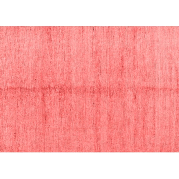 Ahgly Company Indoor Rectangle Abstract Red Modern Area Rugs, 4' x 6'