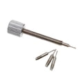thumbnail image 4 of Scienceny Removedor de eslabones de reloj con 3 pines adicionales, kit de herramientas de reparación para quitar eslabones de , correa ajustable Kits y herramientas de reparación de relojes rojo, 4 of 6