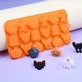 thumbnail image 4 of Halloween Pumpkin Chocolate Silicone Witch Fudge Cake Decoration Tool, 4 of 4