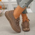 thumbnail image 4 of Lace Up Mesh Walking Shoes for Women Lightweight Non Slip Wide Width Athletic Casual Workout Sneakers, 4 of 7
