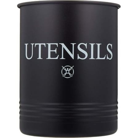 Steelware Central Utensil Holder Large Crocks Kitchen (black)