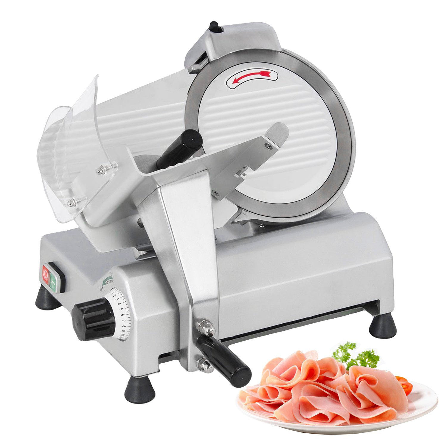 Commercial Electric Meat Food Slicer Deli Butcher 220mm 8" Blade Cheese 