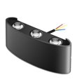 thumbnail image 3 of Aplique De Aluminio Scone Al Aire Libre Lámpara De Pared Led Jardín Pasillo Balcón Up Down Light Vogacara HA024996-01, 3 of 7