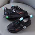 thumbnail image 5 of Entyinea Kids Light Up Shoes Toddler Girls Boys Breathable Led Flashing Sneakers for Toddler and Little Kid Toddler Girls Shoes Toddler Girls Shoes Black for 11.5, 5 of 7