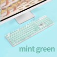 thumbnail image 3 of V8 Round Gaming Keyboard Mouse con retroiluminación, 26 teclas sin punzón , Verde Hugo teclado para juegos, 3 of 10