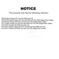 thumbnail image 2 of CMX Front Rear Disc Brake Caliper Assembly Left Right Side (Driver Passenger) Kit for Car Chrysler 300 Dodge Charger KBC-100067, 2 of 10